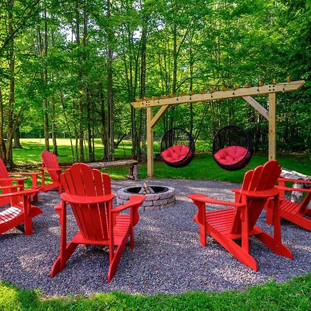 Mountain Blue Vista - Luxury Retreat Near Ski Resorts With Pond, Firepit And Hot Tub Windham Dış mekan fotoğraf