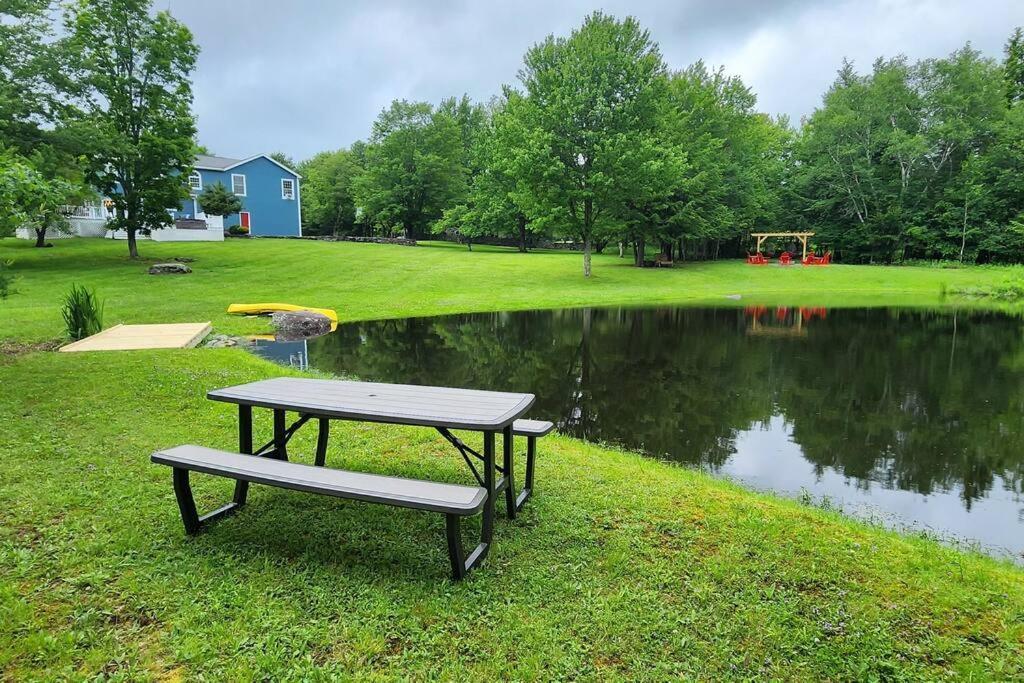 Mountain Blue Vista - Luxury Retreat Near Ski Resorts With Pond, Firepit And Hot Tub Windham Dış mekan fotoğraf