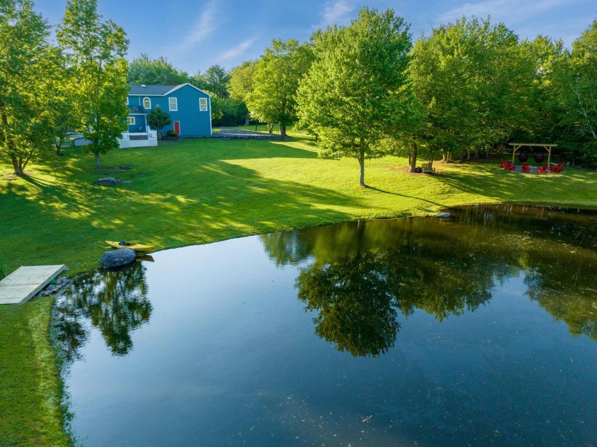 Mountain Blue Vista - Luxury Retreat Near Ski Resorts With Pond, Firepit And Hot Tub Windham Dış mekan fotoğraf