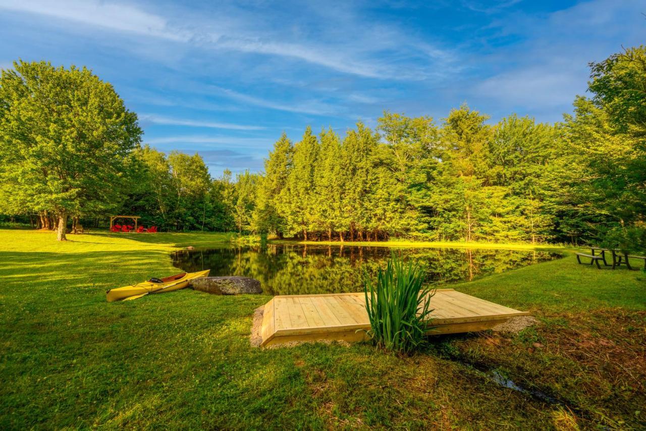 Mountain Blue Vista - Luxury Retreat Near Ski Resorts With Pond, Firepit And Hot Tub Windham Dış mekan fotoğraf